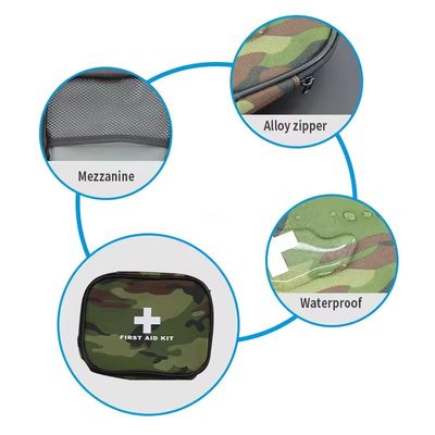 Καμουφλάζ Μεγάλη χωρητικότητα Κιτ Πρώτων Βοηθειών Κίτ Επιβίωσης Ερήμου Κίτ Εξωτερικής Διάσωσης Ιατρικό Κιτ