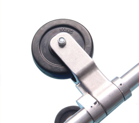 Υποστημικό ρυθμιζόμενο φορείο αναδιπλούμενο Υποστηρικτικά πόδια και τροχούς