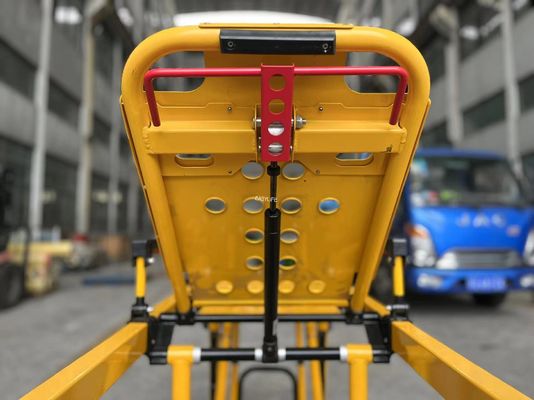 Υψηλού επιπέδου πάχυνση αλουμινίου κράμα ασθενοφόρο στρέιτερ για διάσωση έκτακτης ανάγκης με ρυθμιζόμενο ύψος υποστρώματος για νοσοκομειακή χρήση