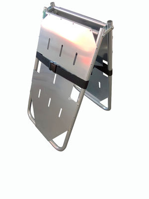 Αλουμινίου κράμα σκληρή σανίδα Δύο διπλές στρώσεις για τη μεταφορά ασθενούς Εύκολο να μεταφέρετε