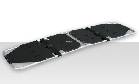 Αλουμινίου κράμα σκληρή σανίδα Δύο διπλές στρώσεις για τη μεταφορά ασθενούς Εύκολο να μεταφέρετε