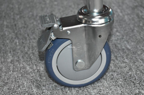 Αμαξίδιο φορείου ασθενοφόρου από κράμα αλουμινίου, αναδιπλούμενο, με φαρδύ χείλος και χαμηλή θέση, για διάσωση