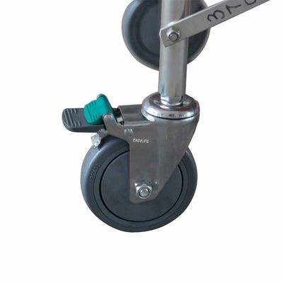 H500mm υπομονετικός ODM καροτσακιών ανθεκτικών αργιλίου κραμάτων ασθενοφόρων φορείων κρεβατιών