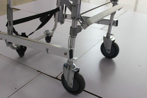 90CM μετατρέψιμη αναπηρική καρέκλα κυβικό μέτρο 2 πτυχών στο κράμα αργιλίου ασθενοφόρων νοσοκομείων φορείων