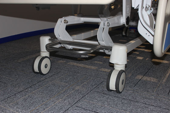 Ελασματοποιημένος εν ψυχρώ χάλυβας 85in ηλεκτρικό νοσοκομειακό κρεβάτι για το λευκό εγχώριας χρήσης W105 με την τουαλέτα