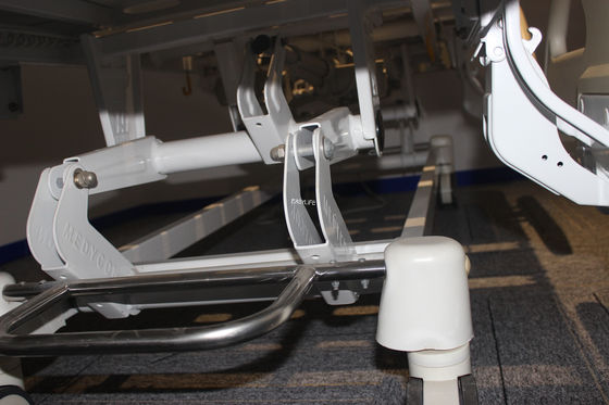 Ελασματοποιημένος εν ψυχρώ χάλυβας 85in ηλεκτρικό νοσοκομειακό κρεβάτι για το λευκό εγχώριας χρήσης W105 με την τουαλέτα