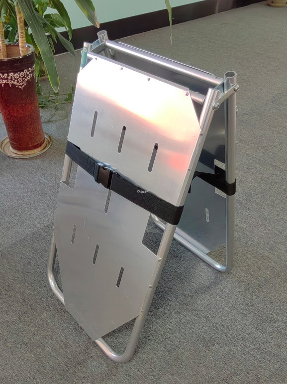 Αλουμινίου κράμα σκληρή σανίδα Δύο διπλές στρώσεις για τη μεταφορά ασθενούς ελαφρύ βάρος βολικό για τη μεταφορά