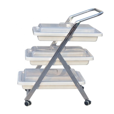 Καλή τιμή. Ενδοσκόπιο 630MM υπηρεσία 51.5CMMedical ιατρικό κάρρο χρησιμότητας καροτσακιών ραφιών ανοξείδωτου τριών στρώματος σε απευθείας σύνδεση